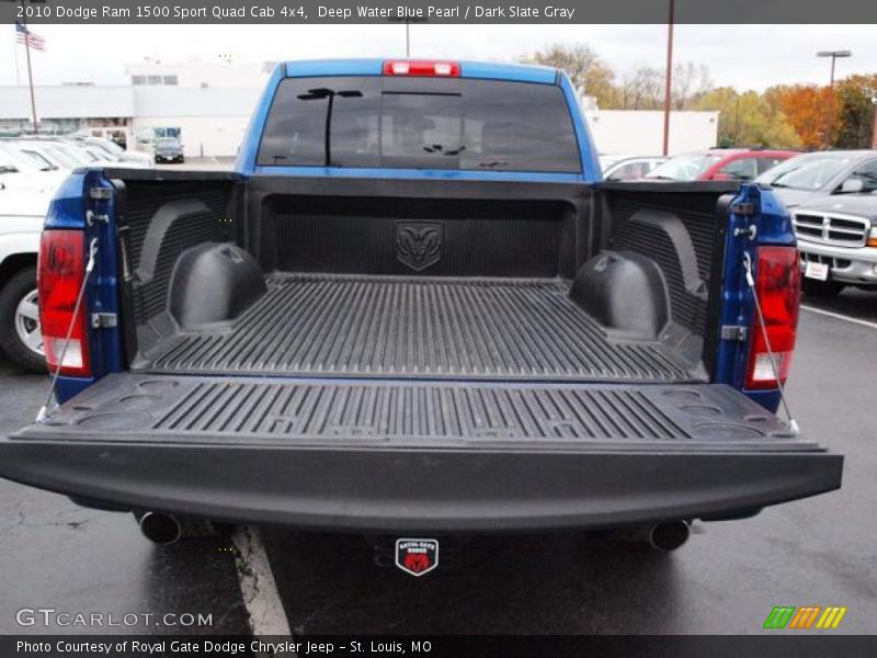 Deep Water Blue Pearl / Dark Slate Gray 2010 Dodge Ram 1500 Sport Quad Cab 4x4