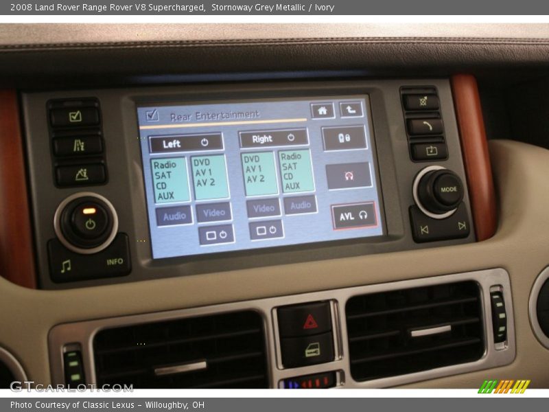 Stornoway Grey Metallic / Ivory 2008 Land Rover Range Rover V8 Supercharged