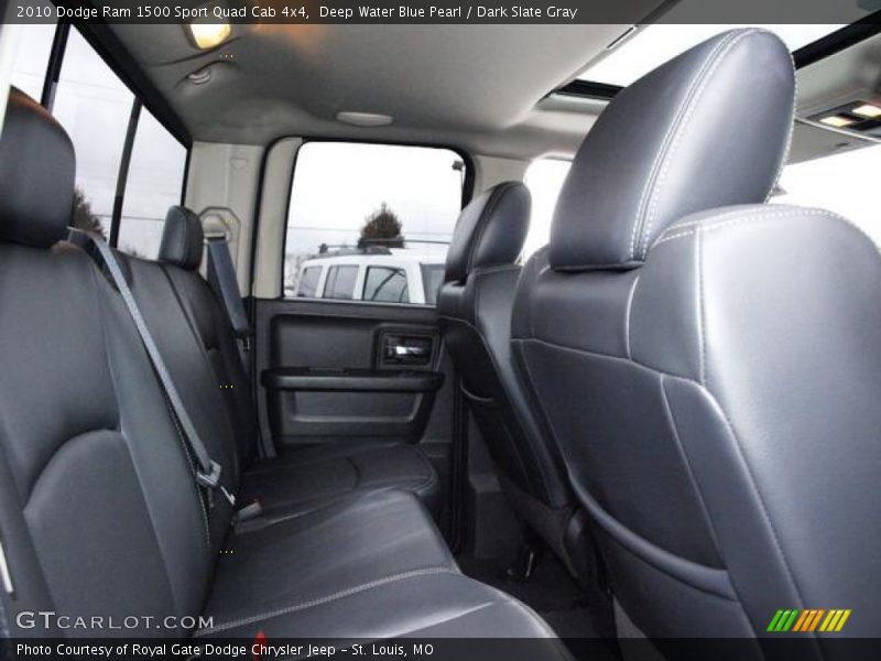 Deep Water Blue Pearl / Dark Slate Gray 2010 Dodge Ram 1500 Sport Quad Cab 4x4
