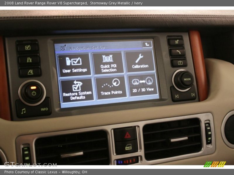 Stornoway Grey Metallic / Ivory 2008 Land Rover Range Rover V8 Supercharged
