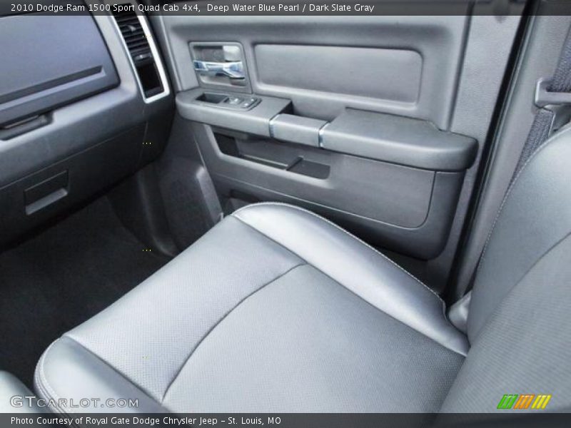 Deep Water Blue Pearl / Dark Slate Gray 2010 Dodge Ram 1500 Sport Quad Cab 4x4