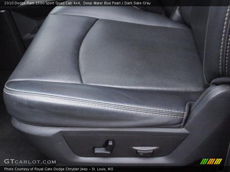 Deep Water Blue Pearl / Dark Slate Gray 2010 Dodge Ram 1500 Sport Quad Cab 4x4