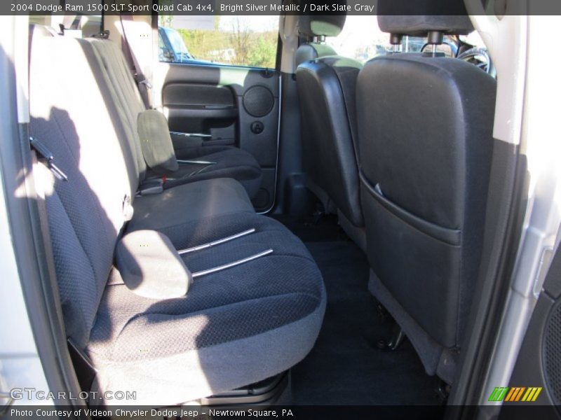 Bright Silver Metallic / Dark Slate Gray 2004 Dodge Ram 1500 SLT Sport Quad Cab 4x4