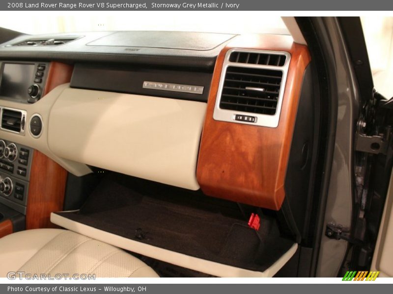 Stornoway Grey Metallic / Ivory 2008 Land Rover Range Rover V8 Supercharged