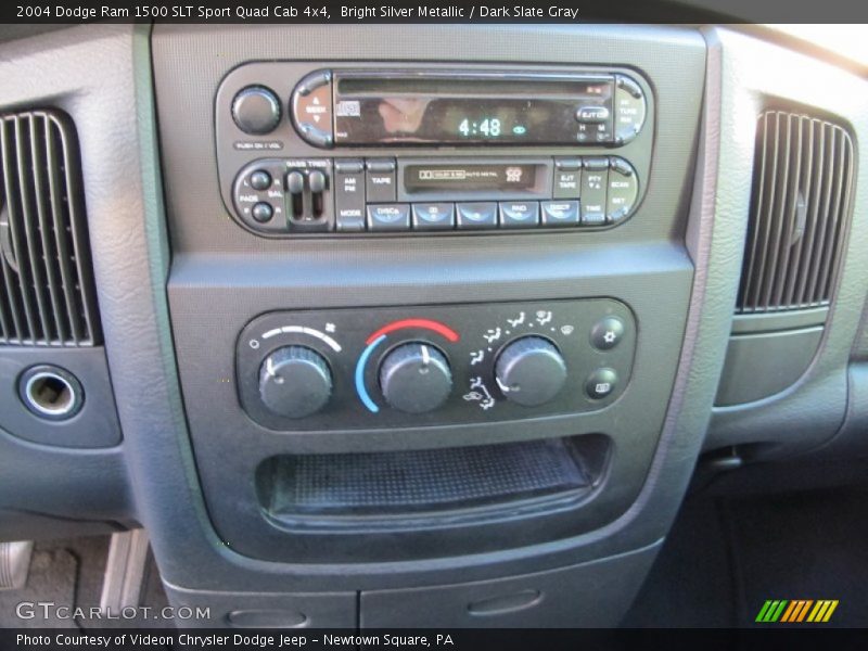Bright Silver Metallic / Dark Slate Gray 2004 Dodge Ram 1500 SLT Sport Quad Cab 4x4