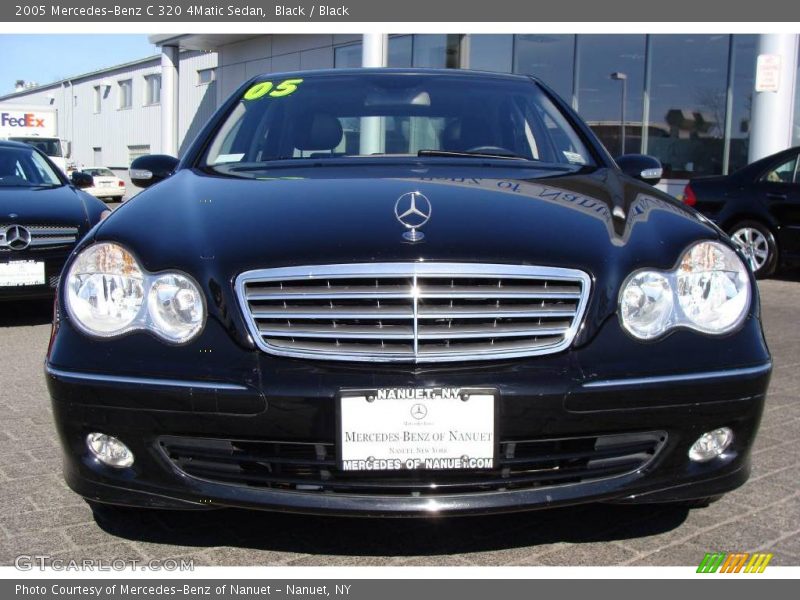 Black / Black 2005 Mercedes-Benz C 320 4Matic Sedan