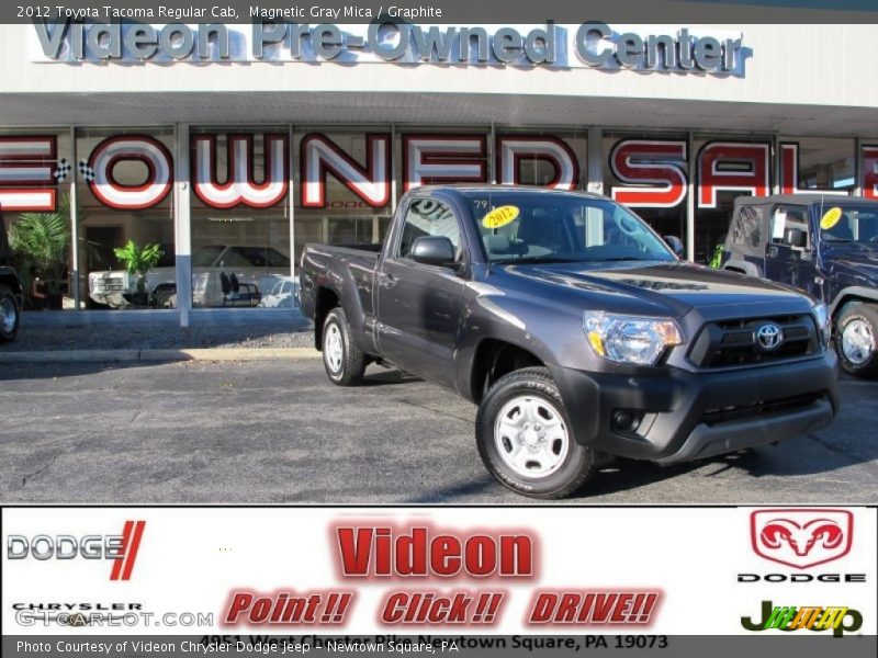 Magnetic Gray Mica / Graphite 2012 Toyota Tacoma Regular Cab