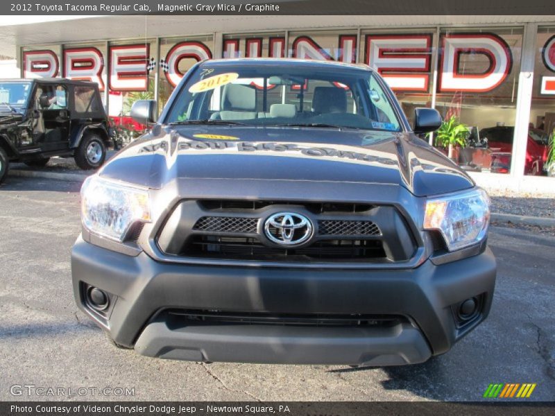 Magnetic Gray Mica / Graphite 2012 Toyota Tacoma Regular Cab