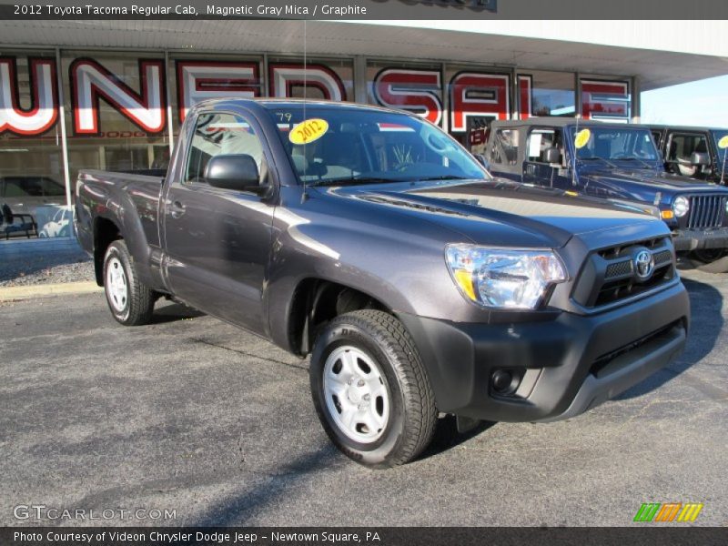 Magnetic Gray Mica / Graphite 2012 Toyota Tacoma Regular Cab
