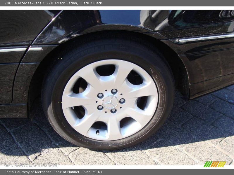 Black / Black 2005 Mercedes-Benz C 320 4Matic Sedan