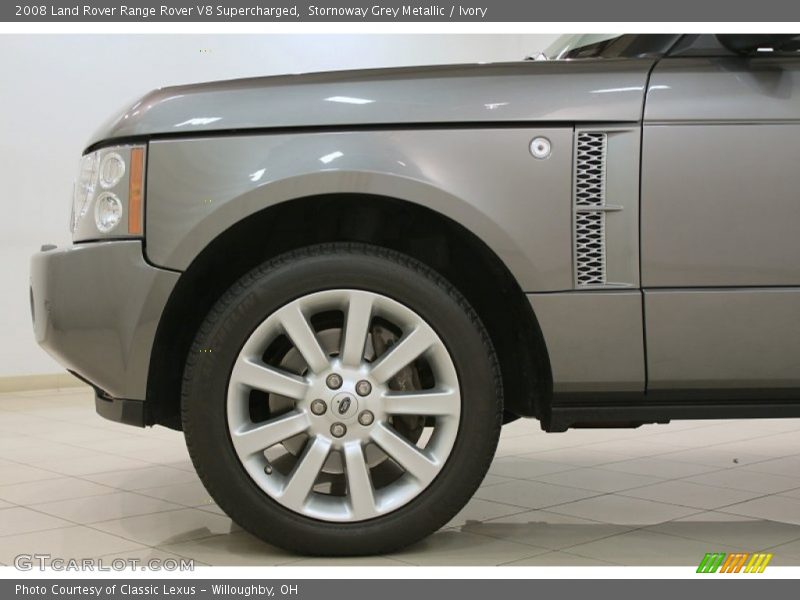 Stornoway Grey Metallic / Ivory 2008 Land Rover Range Rover V8 Supercharged