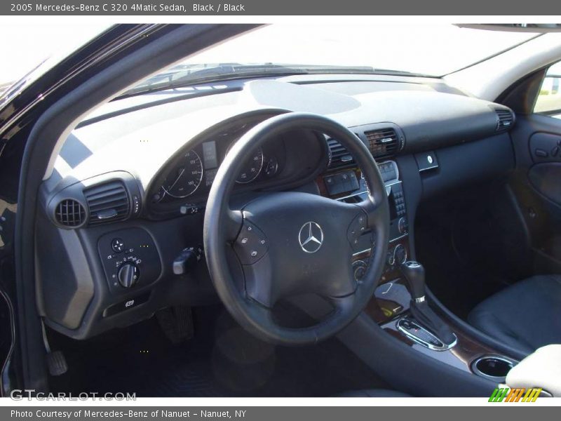 Black / Black 2005 Mercedes-Benz C 320 4Matic Sedan
