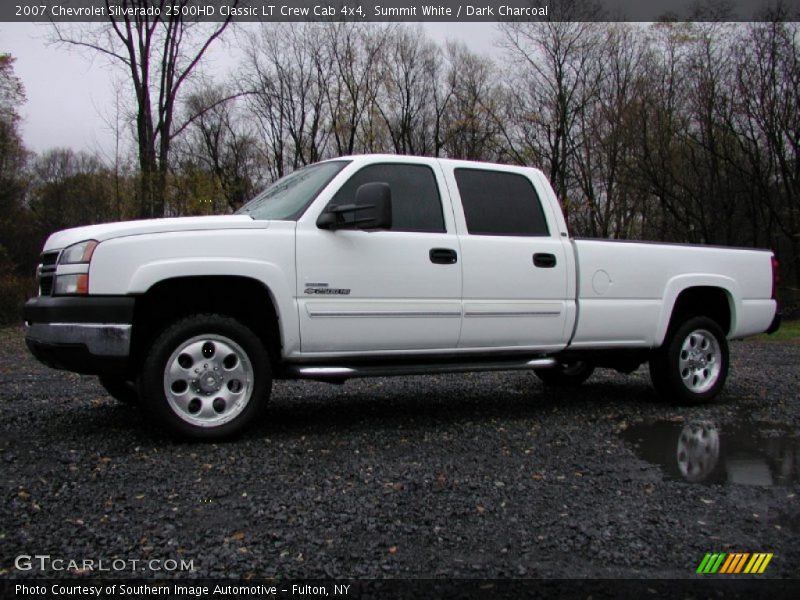 Summit White / Dark Charcoal 2007 Chevrolet Silverado 2500HD Classic LT Crew Cab 4x4