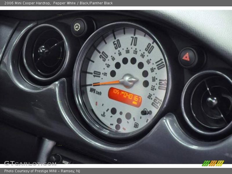 Pepper White / Black/Panther Black 2006 Mini Cooper Hardtop
