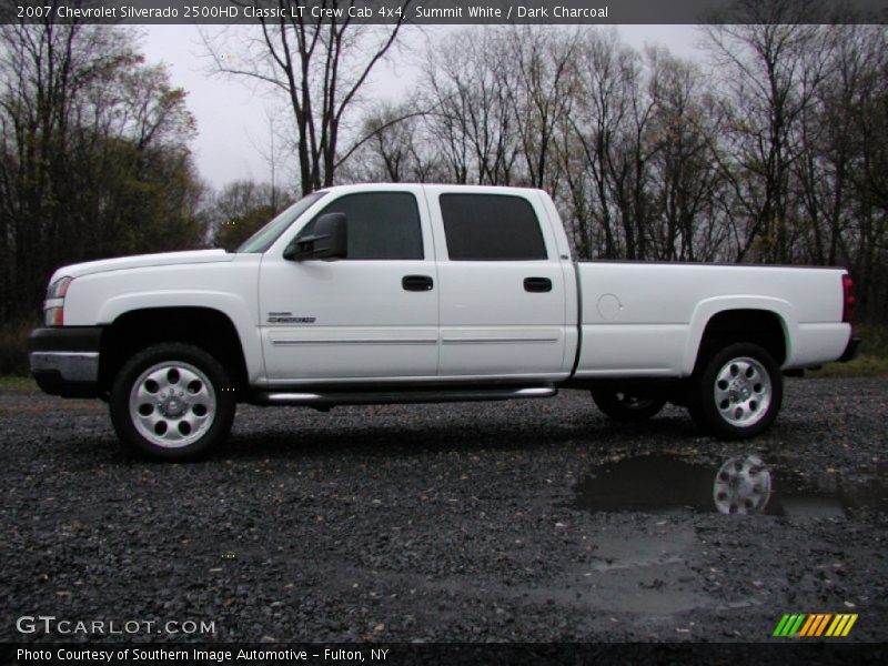 Summit White / Dark Charcoal 2007 Chevrolet Silverado 2500HD Classic LT Crew Cab 4x4