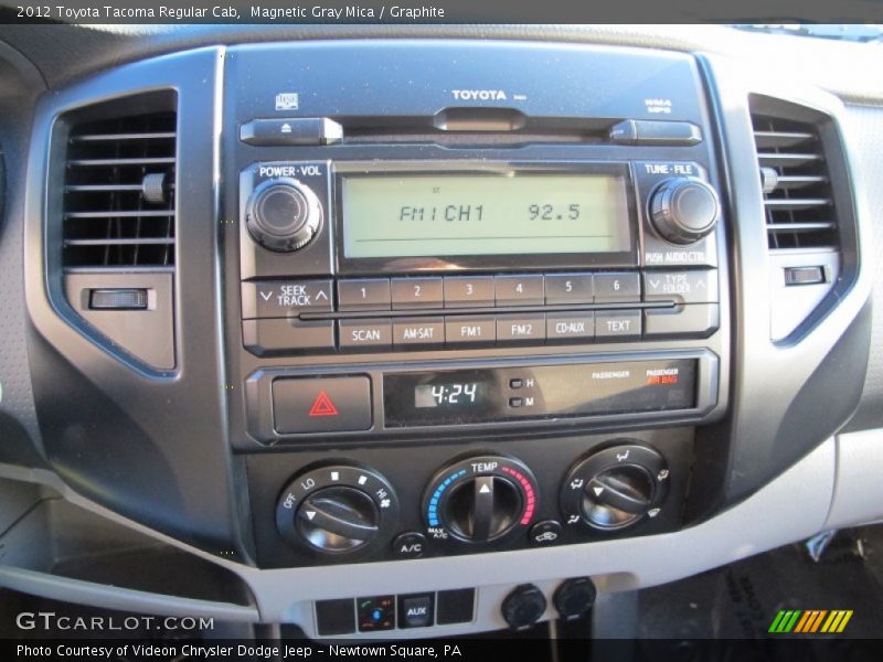 Magnetic Gray Mica / Graphite 2012 Toyota Tacoma Regular Cab