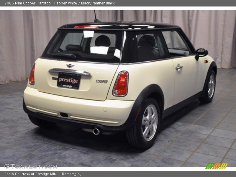 Pepper White / Black/Panther Black 2006 Mini Cooper Hardtop