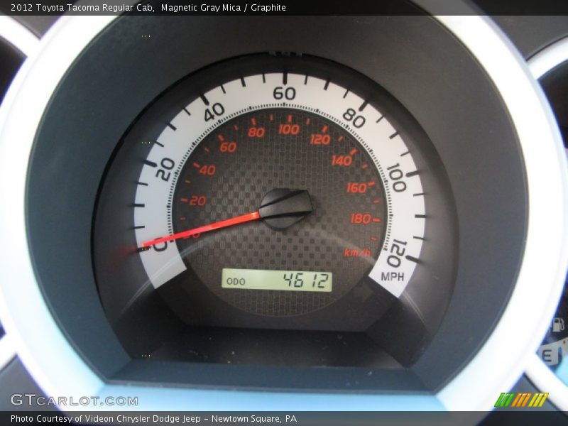 Magnetic Gray Mica / Graphite 2012 Toyota Tacoma Regular Cab
