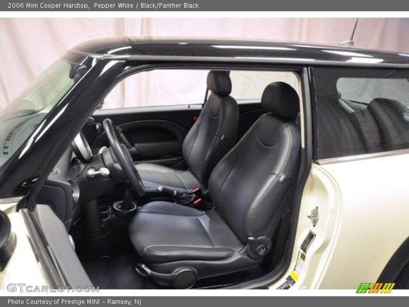Pepper White / Black/Panther Black 2006 Mini Cooper Hardtop