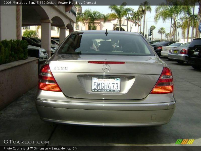 Pewter Metallic / Charcoal 2005 Mercedes-Benz E 320 Sedan