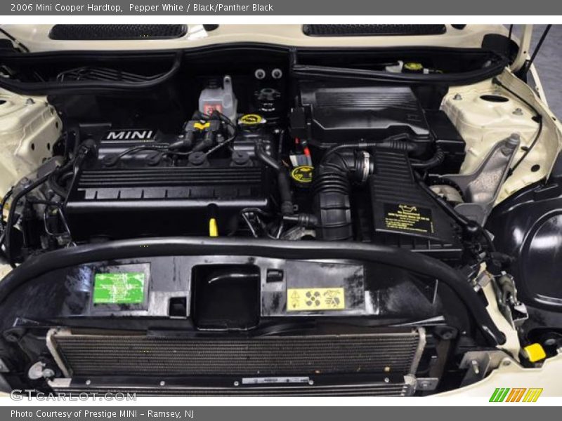 Pepper White / Black/Panther Black 2006 Mini Cooper Hardtop