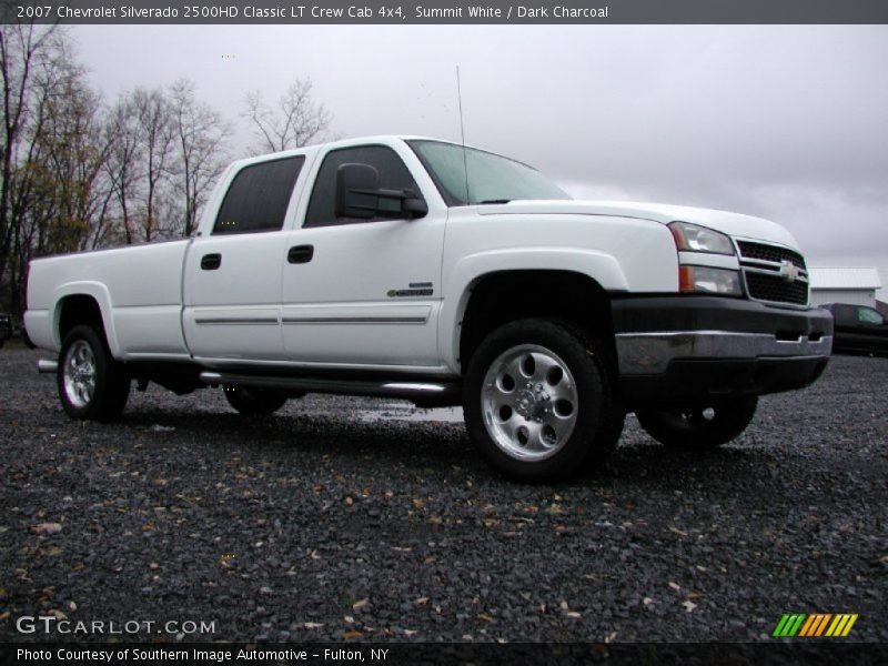 Summit White / Dark Charcoal 2007 Chevrolet Silverado 2500HD Classic LT Crew Cab 4x4