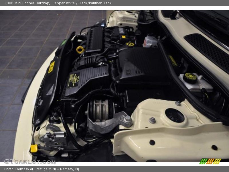 Pepper White / Black/Panther Black 2006 Mini Cooper Hardtop