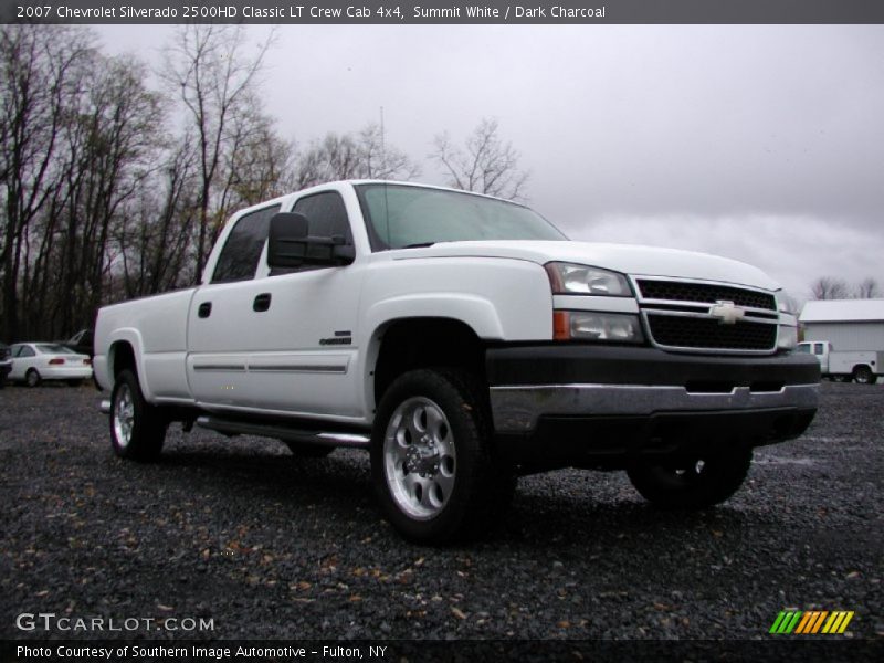 Summit White / Dark Charcoal 2007 Chevrolet Silverado 2500HD Classic LT Crew Cab 4x4