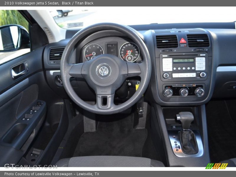 Black / Titan Black 2010 Volkswagen Jetta S Sedan