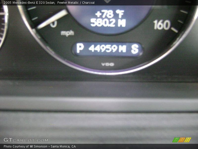 Pewter Metallic / Charcoal 2005 Mercedes-Benz E 320 Sedan