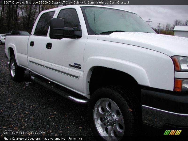 Summit White / Dark Charcoal 2007 Chevrolet Silverado 2500HD Classic LT Crew Cab 4x4