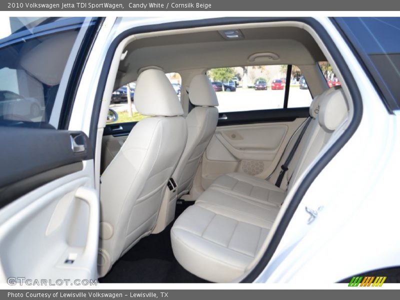Candy White / Cornsilk Beige 2010 Volkswagen Jetta TDI SportWagen