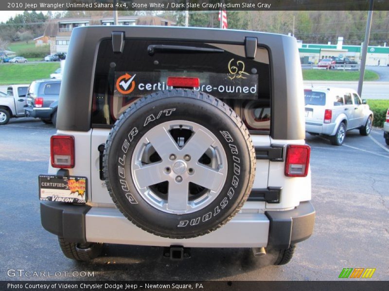 Stone White / Dark Slate Gray/Medium Slate Gray 2010 Jeep Wrangler Unlimited Sahara 4x4