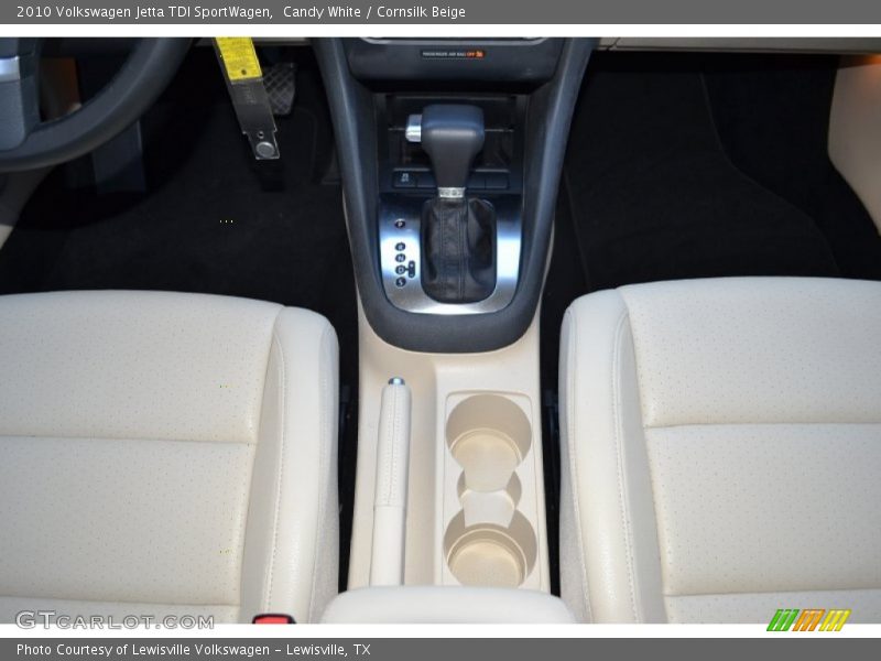 Candy White / Cornsilk Beige 2010 Volkswagen Jetta TDI SportWagen