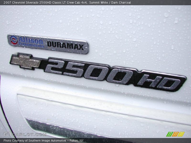 Summit White / Dark Charcoal 2007 Chevrolet Silverado 2500HD Classic LT Crew Cab 4x4