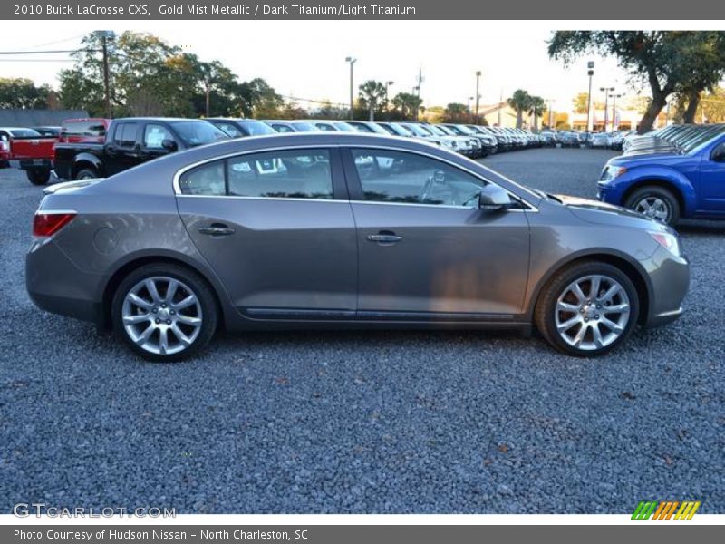 Gold Mist Metallic / Dark Titanium/Light Titanium 2010 Buick LaCrosse CXS