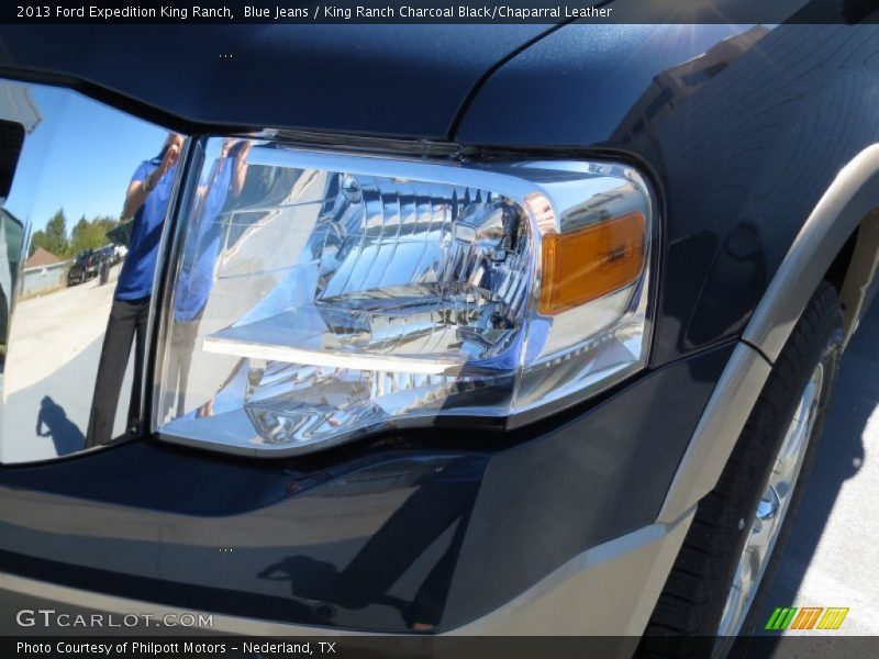 Blue Jeans / King Ranch Charcoal Black/Chaparral Leather 2013 Ford Expedition King Ranch