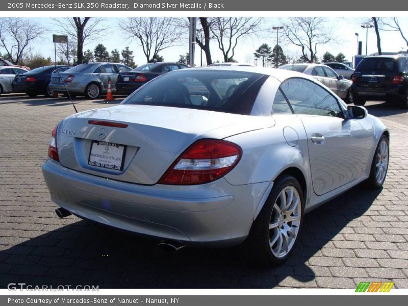 Diamond Silver Metallic / Black 2005 Mercedes-Benz SLK 350 Roadster