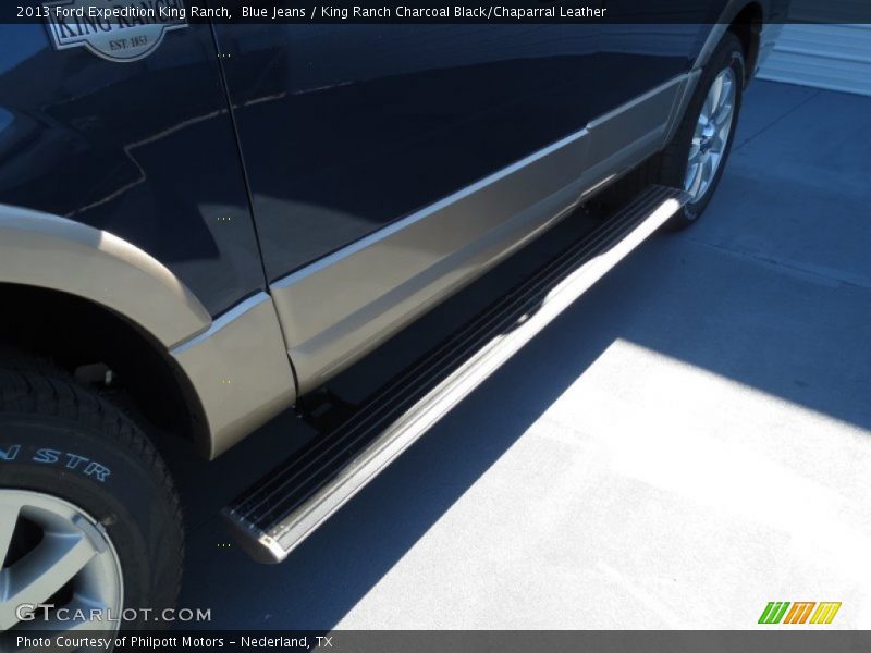 Blue Jeans / King Ranch Charcoal Black/Chaparral Leather 2013 Ford Expedition King Ranch