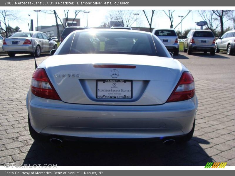 Diamond Silver Metallic / Black 2005 Mercedes-Benz SLK 350 Roadster