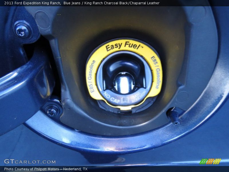 Blue Jeans / King Ranch Charcoal Black/Chaparral Leather 2013 Ford Expedition King Ranch