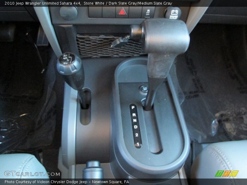 Stone White / Dark Slate Gray/Medium Slate Gray 2010 Jeep Wrangler Unlimited Sahara 4x4