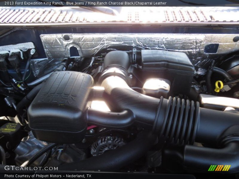 Blue Jeans / King Ranch Charcoal Black/Chaparral Leather 2013 Ford Expedition King Ranch