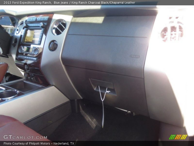 Blue Jeans / King Ranch Charcoal Black/Chaparral Leather 2013 Ford Expedition King Ranch