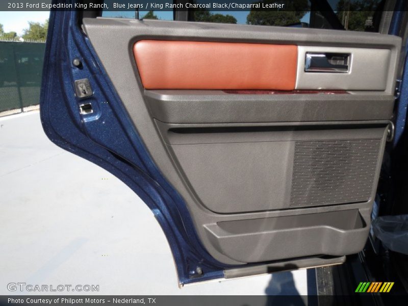 Blue Jeans / King Ranch Charcoal Black/Chaparral Leather 2013 Ford Expedition King Ranch