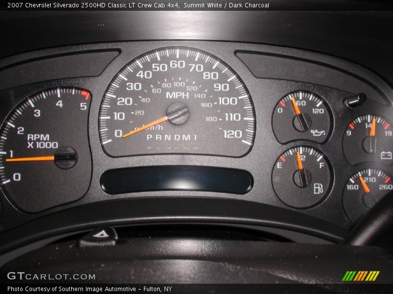 Summit White / Dark Charcoal 2007 Chevrolet Silverado 2500HD Classic LT Crew Cab 4x4