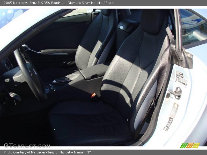 Diamond Silver Metallic / Black 2005 Mercedes-Benz SLK 350 Roadster
