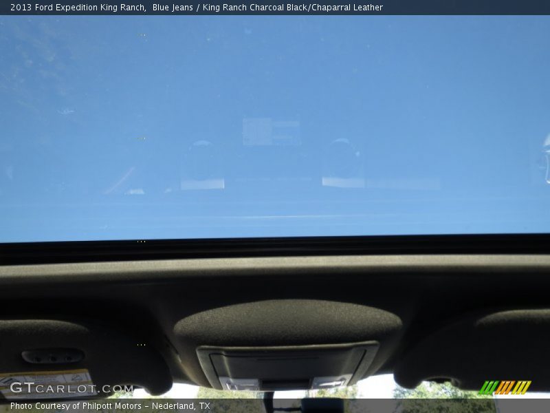 Blue Jeans / King Ranch Charcoal Black/Chaparral Leather 2013 Ford Expedition King Ranch