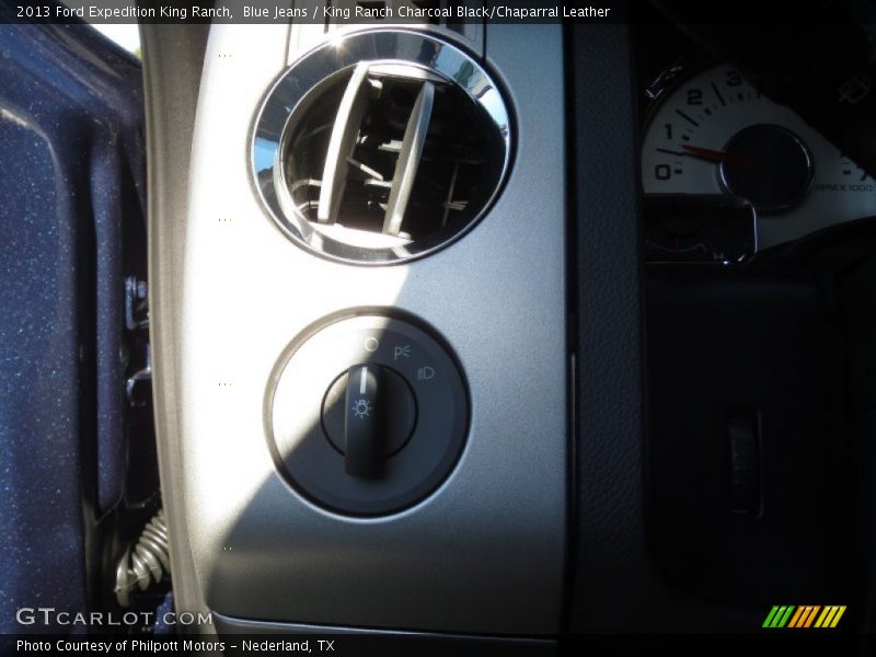 Blue Jeans / King Ranch Charcoal Black/Chaparral Leather 2013 Ford Expedition King Ranch