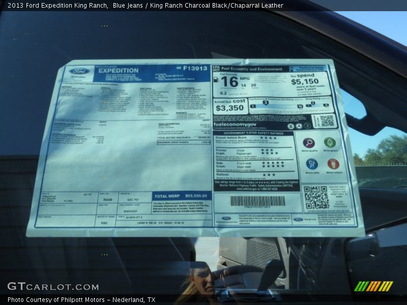  2013 Expedition King Ranch Window Sticker